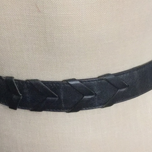 Vintage Authentic Gucci Leather Belt 28-31” Blue - Picture 10 of 12